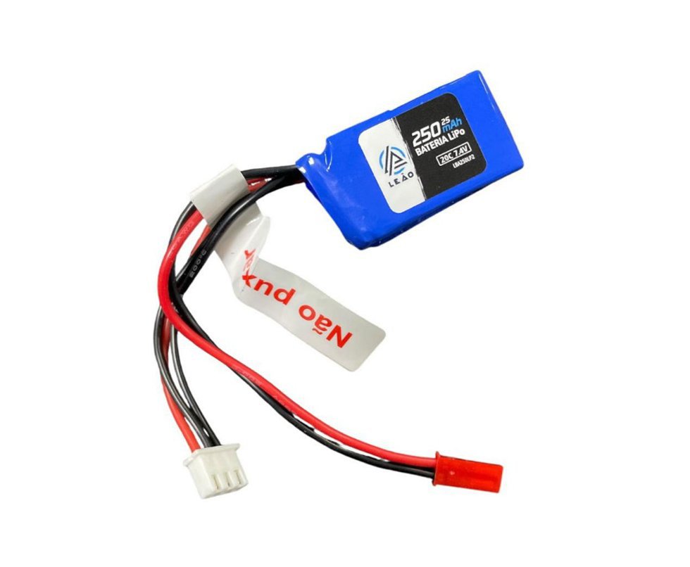 Bateria Lipo Ultra 7.4V/2S 250mAH 20C Pistola Airsoft - Leão Modelismo