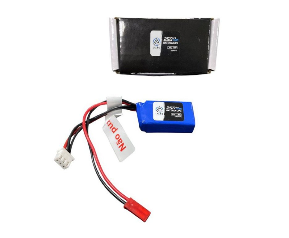 Bateria Lipo Ultra 7.4V/2S 250mAH 20C Pistola Airsoft - Leão Modelismo