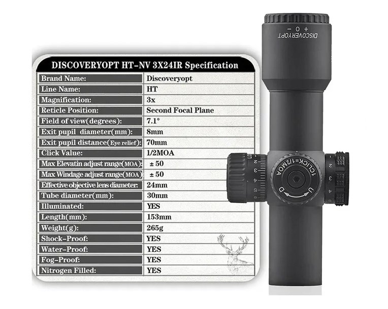 Luneta Discovery VT-R 6-24x42AOAC