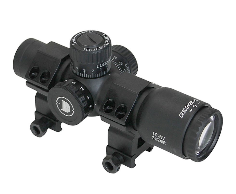Luneta Discovery HT-NV 3x24 IR SFP 22mm
