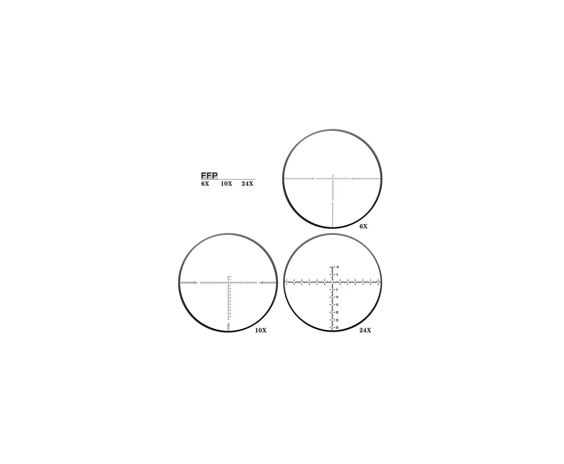 Luneta Discovery HT 6-24x40SF FFP