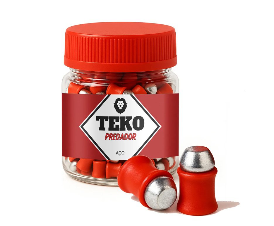 Chumbinho Teko Predador Aço 5.5 mm