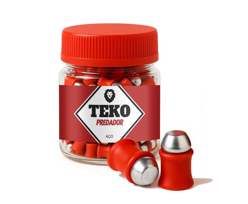 Chumbinho Teko Predador Aço 5.5 mm