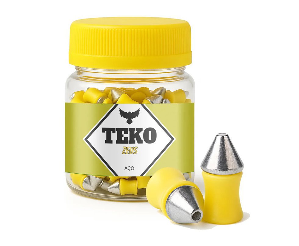 Chumbinho Teko Zeus Aço 5.5 mm