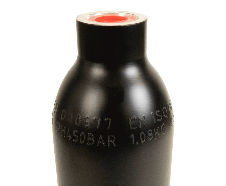 Cilindro PCP de Alumínio Rossi 0,5L (500 cc) 200 Bar