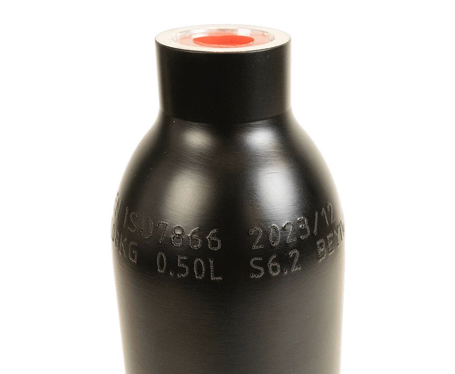 Cilindro PCP de Alumínio Rossi 0,5L (500 cc) 200 Bar