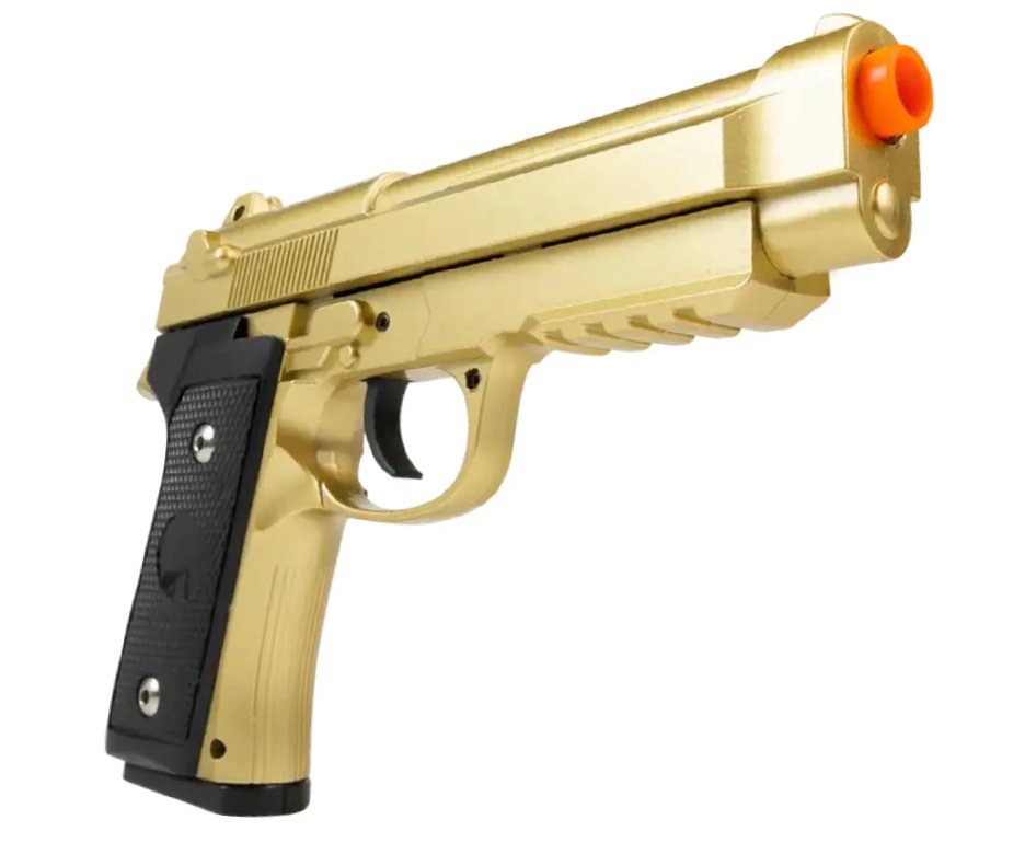 Artefato de Airsoft VG PT92 Rossi - V22 Gold Mola 6mm
