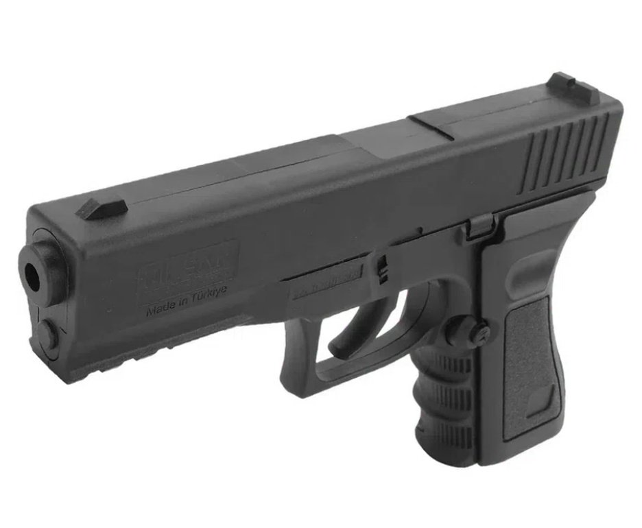 Pistola de Pressão CO2 NBB NKS CP17 4,5 + Co2 + Bbs + Case + Alvos + Kamuff + Óleo + Laser