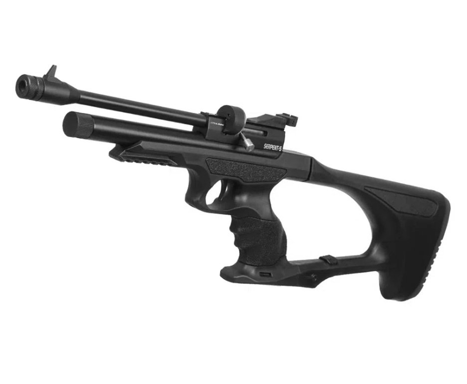 Pistola de Pressão Carbine Híbrida CO2 Serpent-S 5.5 + Co2 + Chumbo