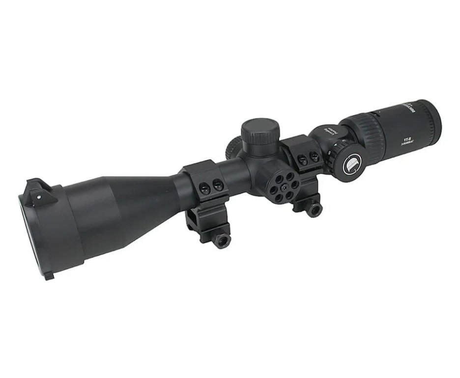 Carabina PCP Rossi R8 Short 6,35mm Big Bore + Bomba + Chumbo + Case/Capa Premium + Alvos + Luneta 3-9x40