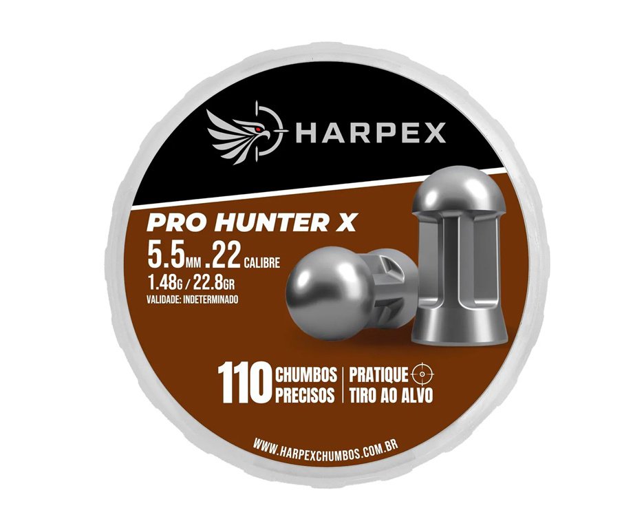 Chumbinho Harpex Pro-Hunter X 5,5mm 110 pcs/pot