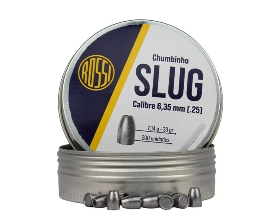 Chumbinho Rossi Slug Plus 6,35mm (80un)