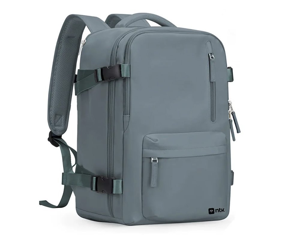 Mochila para Viagem 40L Trip NTK Cinza com Compartimento para Notebook