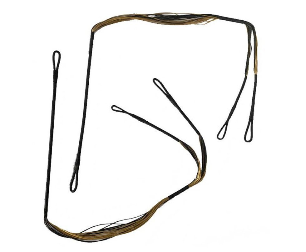 Conjunto de Cabos preto/dourado para Balestras GUILLOTINE-M 185 Lbs- EK Archery