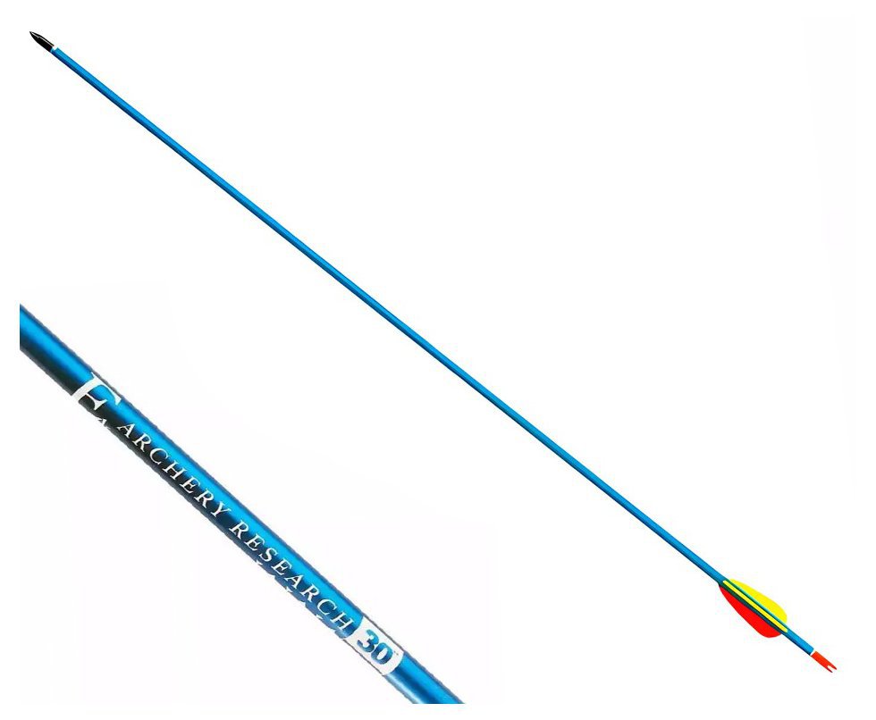 Flecha de Alumínio 30" EK Archery Com Ponta Rosqueavel  Para Arco