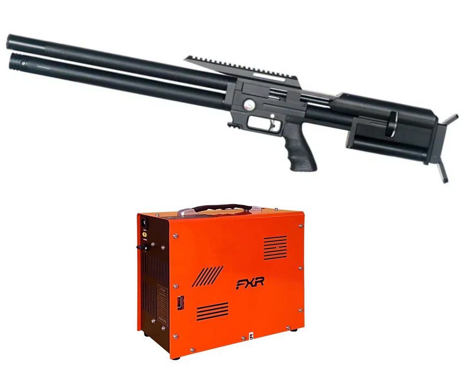 Carabina PCP Artemis MAX 1 HP 5.5 1200fps - FXR Artemis + Compressor Portátil Auto Stop