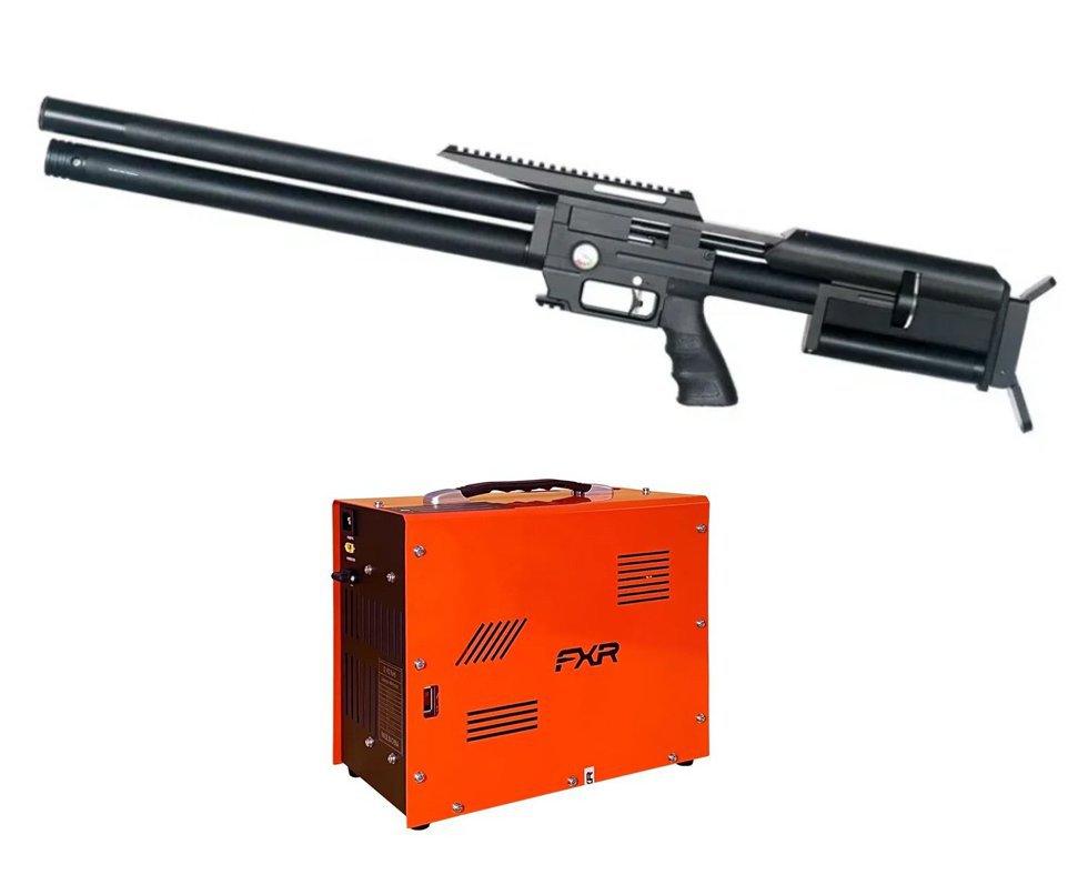 Carabina PCP Artemis MAX 1 HP 5.5 1200fps - FXR Artemis + Compressor Portátil Auto Stop