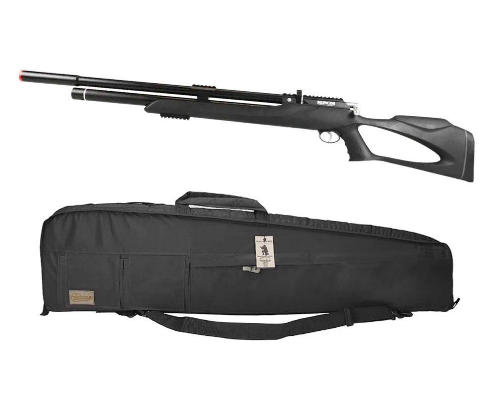 Carabina Pressão PCP Kodiak Black 9mm .35 Big Bore - Rossi + Case / Capa Premium PRO Militari