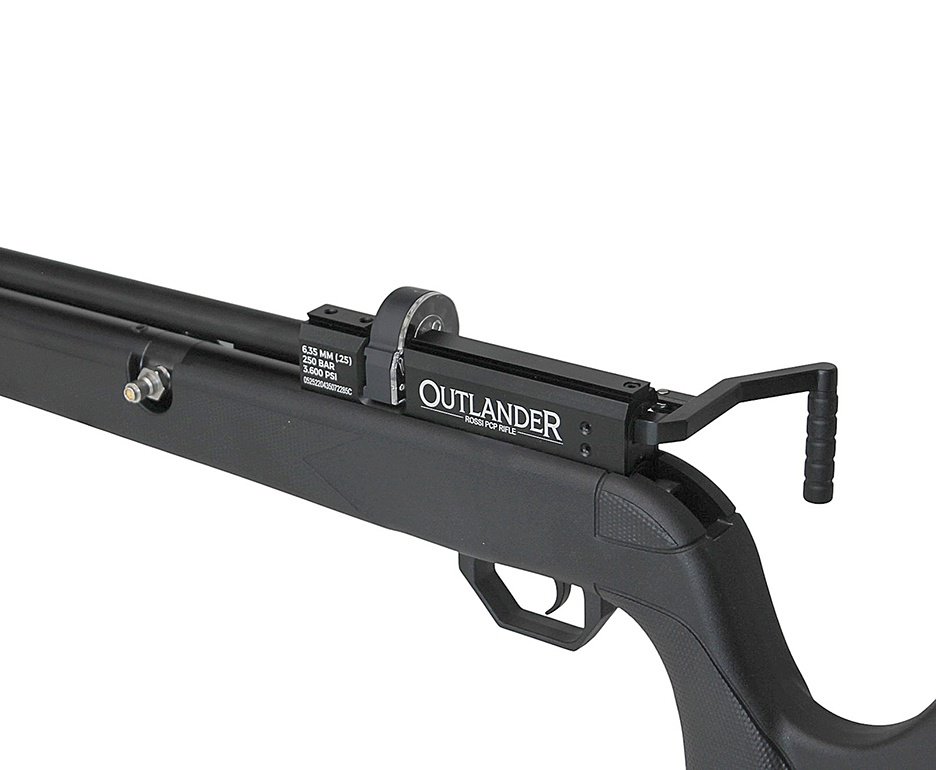 Carabina de Pressão PCP Outlander VR Black 6,35mm - Rossi