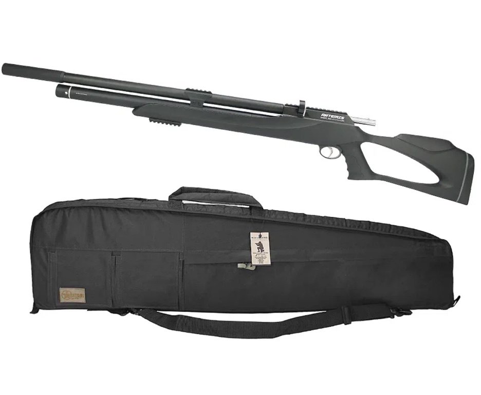 Carabina De Pressão Pcp M25 Thunder Black 5.5mm Artemis Fxr + Case / Capa Premium PRO Militari