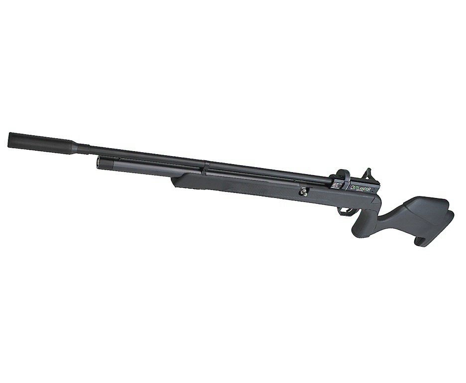 Carabina de Pressão PCP Rossi Outlander VR Black 6,35 + Compressor Portátil Trivolt