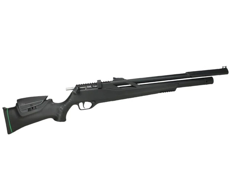 Carabina de Pressão PCP Artemis T-REX Montecarlo Six 6.0mm com Válvula Reguladora - FXR + Bomba + Capa + Chumbo + Alvos + Luneta 6-24x50