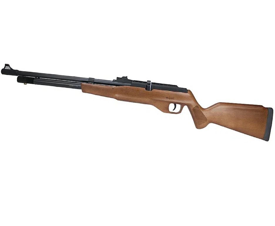 Carabina de Pressão PCP G850M Madeira Cal 5,5mm Nova Vista QGK + Luneta 3-9x40 + Bomba + Capa + Alvos