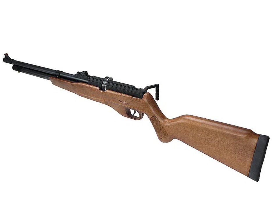 Carabina de Pressão PCP G850M Madeira Cal 5,5mm Nova Vista QGK + Luneta 3-9x40 + Bomba + Capa + Alvos
