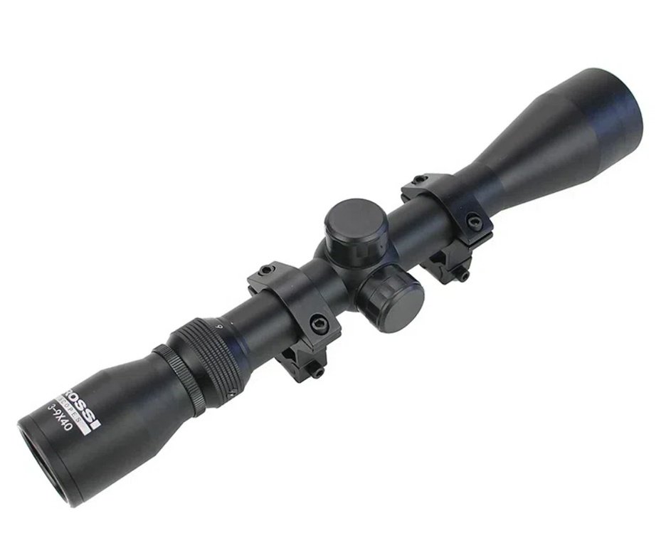 Carabina de Pressão PCP G850M Madeira Cal 5,5mm Nova Vista QGK + Luneta 3-9x40 + Bomba + Capa + Alvos