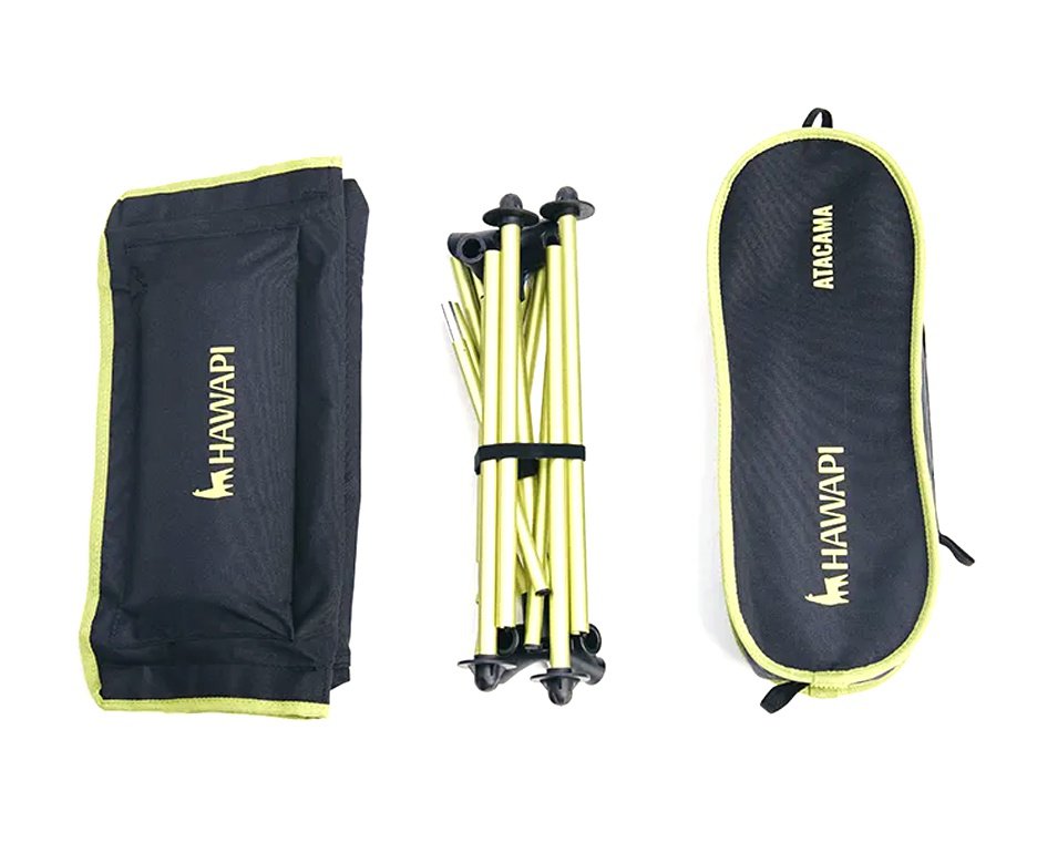 Cadeira Hawapi Atacama Cap. 125Kg Aluminio Preto
