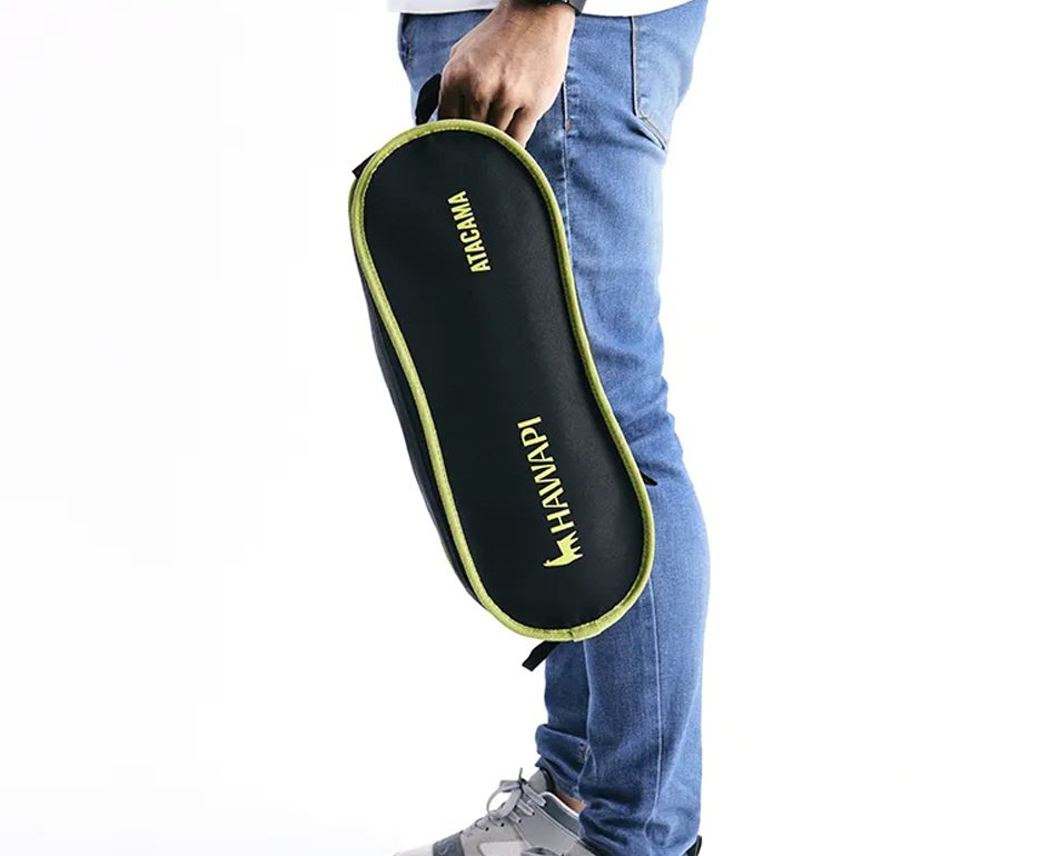 Cadeira Hawapi Atacama Cap. 125Kg Aluminio Preto