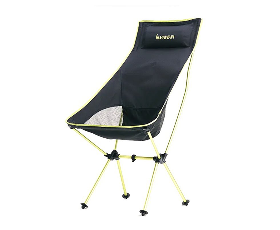 Cadeira Camping Atacama125Kg Aluminio Preto - Hawapi