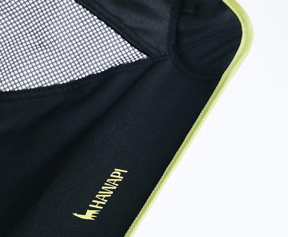Cadeira Hawapi Atacama Cap. 125Kg Aluminio Preto