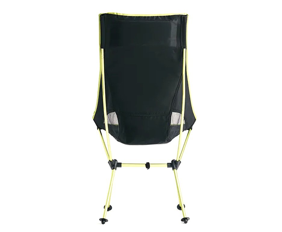Cadeira Hawapi Atacama Cap. 125Kg Aluminio Preto
