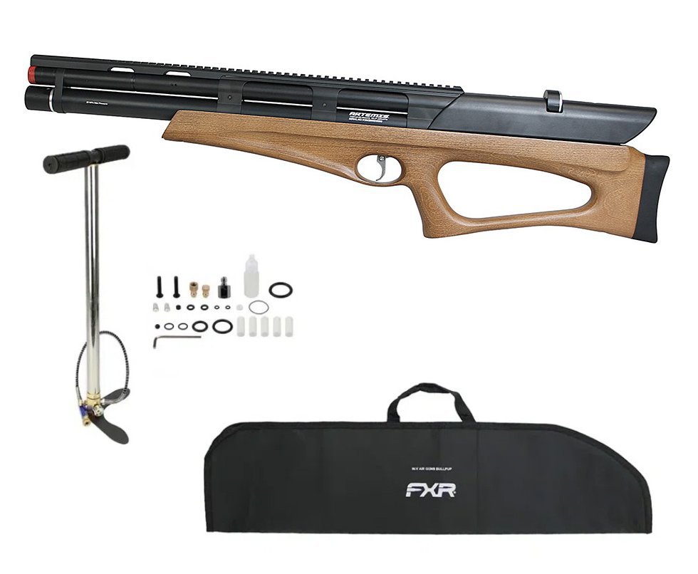 Carabina PCP Artemis Bullpup M40 Hazelwood Semi-Auto 5.5mm - FXR Artemis + Bomba + Capa