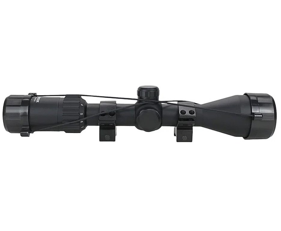Carabina PCP Artemis Bullpup M40 Hazelwood Semi-Auto 5.5mm - FXR Artemis + Bomba + Capa + Chumbo + Alvos + Luneta 3-9x40 + Kit Limpeza
