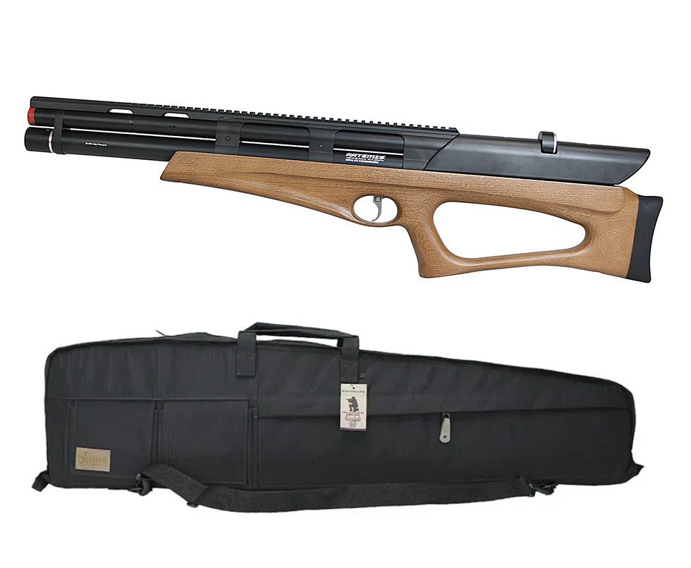 Carabina PCP Artemis Bullpup M40 Hazelwood Semi-Auto 5.5mm - FXR Artemis + Capa / Case Militari