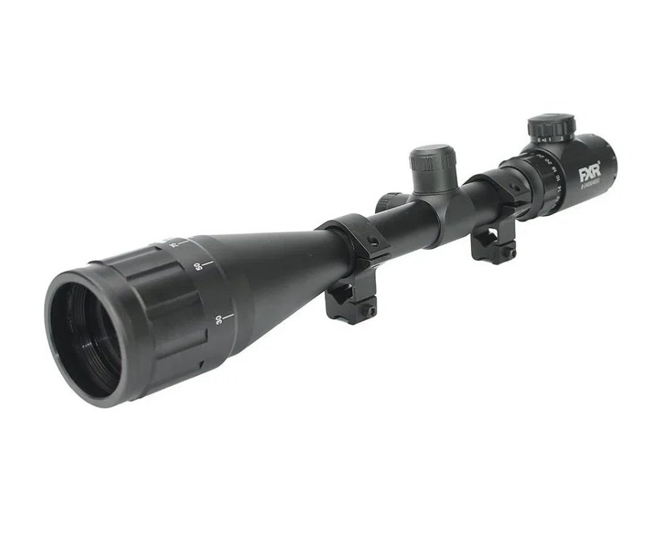Carabina PCP Semi-Auto M50 Tempesta Desert 5,5mm QGK/SPA Artemis + Luneta 6-24x50 + Capa + Kit Limpeza + Chumbos + Alvos + Desengripante / Anticorrosivo + Óculos de Segurança