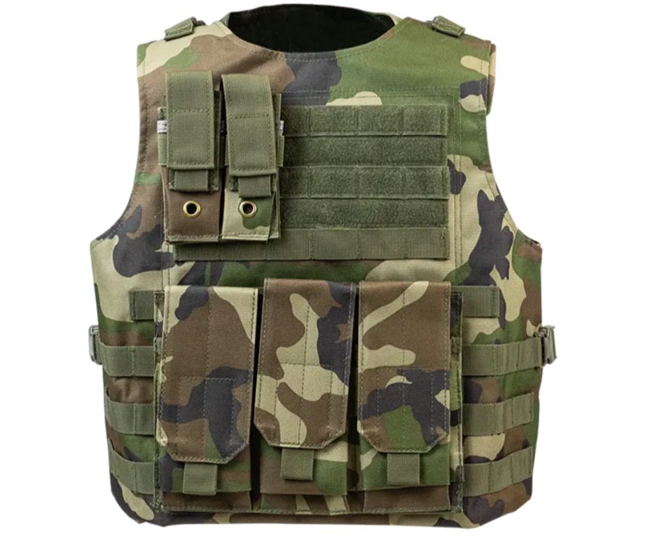 Colete Tatico Modular SP-Dual Woodland - Rossi