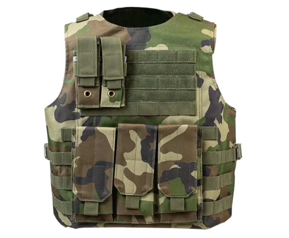 Colete Tatico Modular SP-Dual Woodland - Rossi