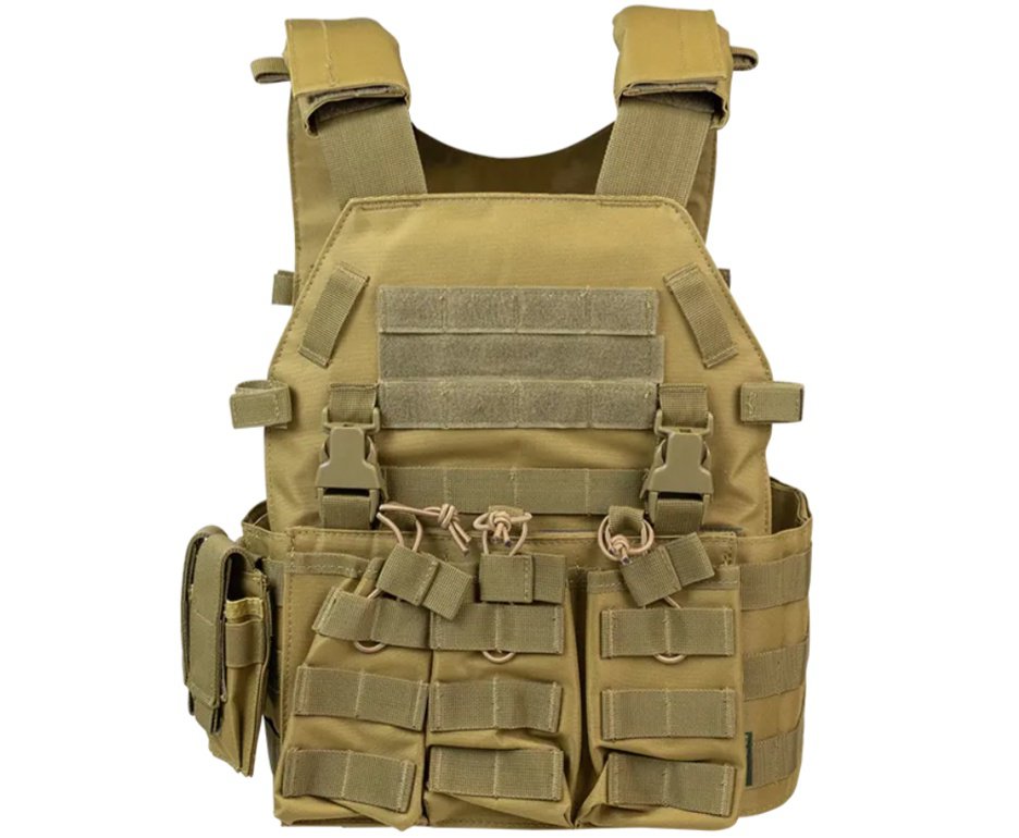Colete Tatico Modular SP-033 Tan - Rossi