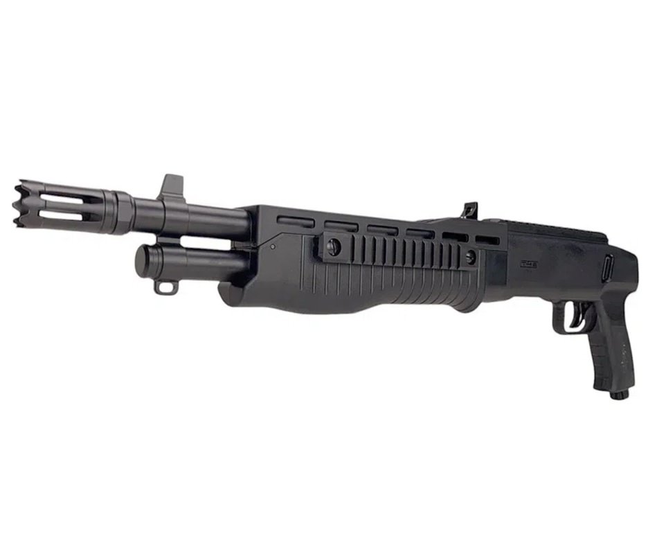 Shotgun Home Defense CO2 T4E TB .68 HDS 16J - Umarex + Esferas de Tinta + Co2 + Capa + Alvos