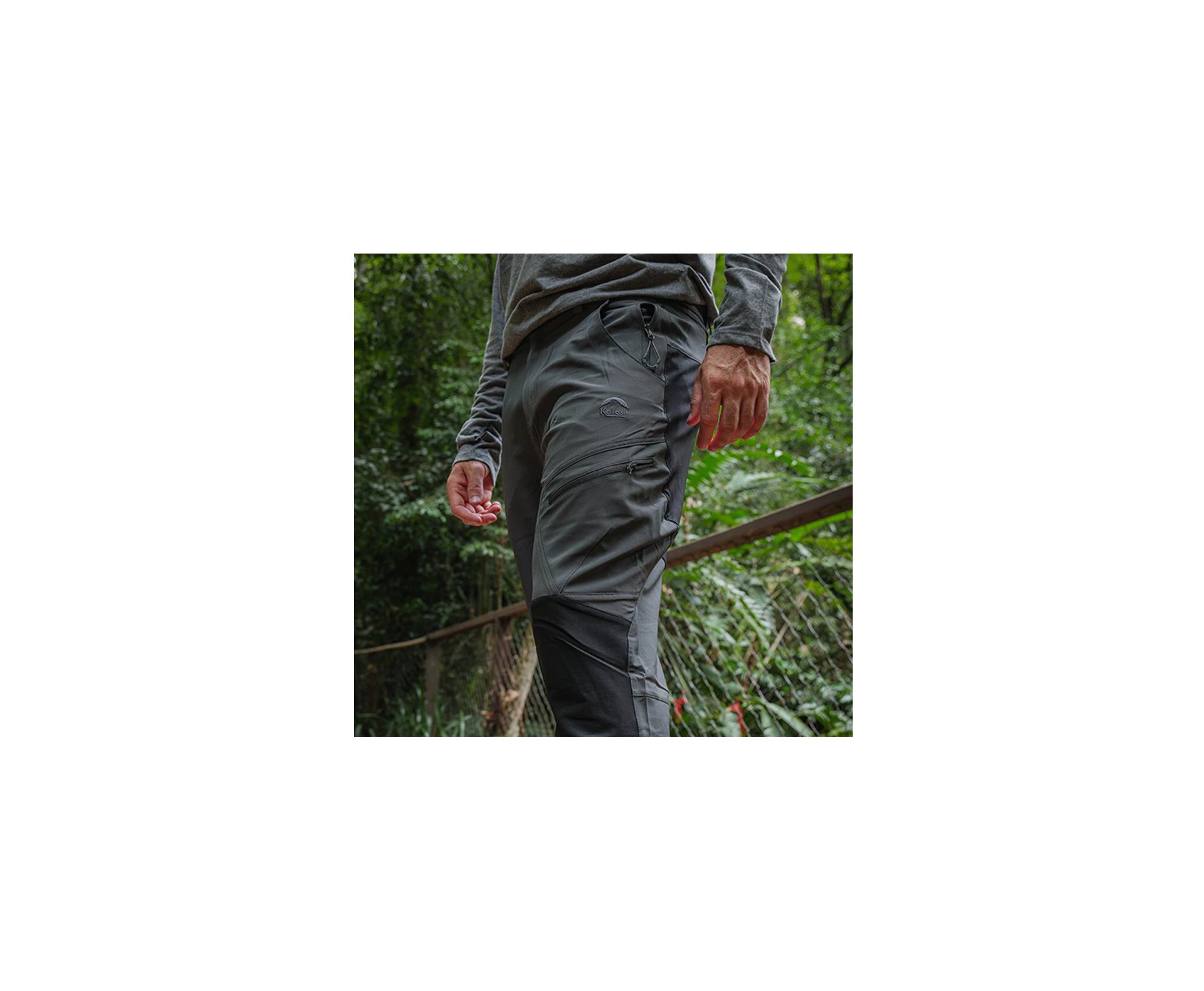 Calça Kailash Santiago Masculina Cinza