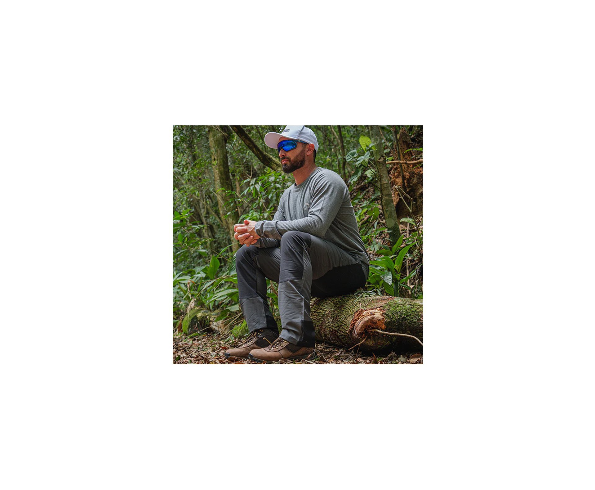 Calça Kailash Santiago Masculina Cinza