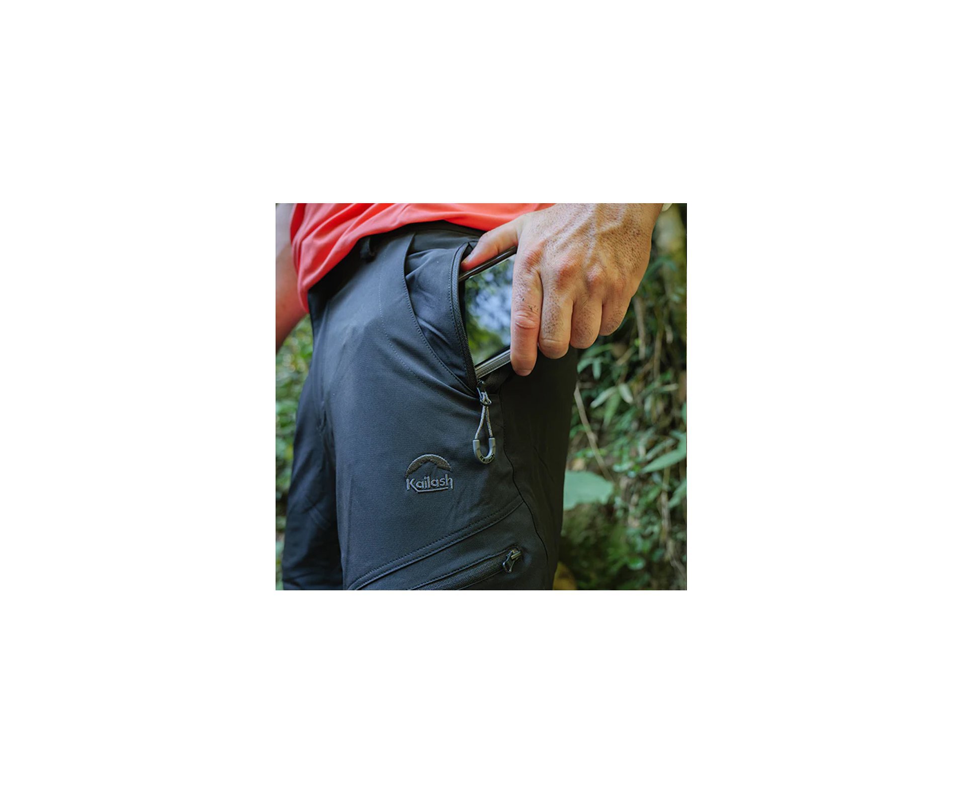 Calça Kailash Santiago Masculina Cinza