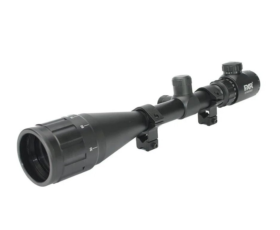 Carabina de Pressão PCP Tactical 12 Tiros 5.5mm 2024 - Quick Shot + Luneta 6-24x50 + Bipe Harris + Óculos + Chumbo + Alvos
