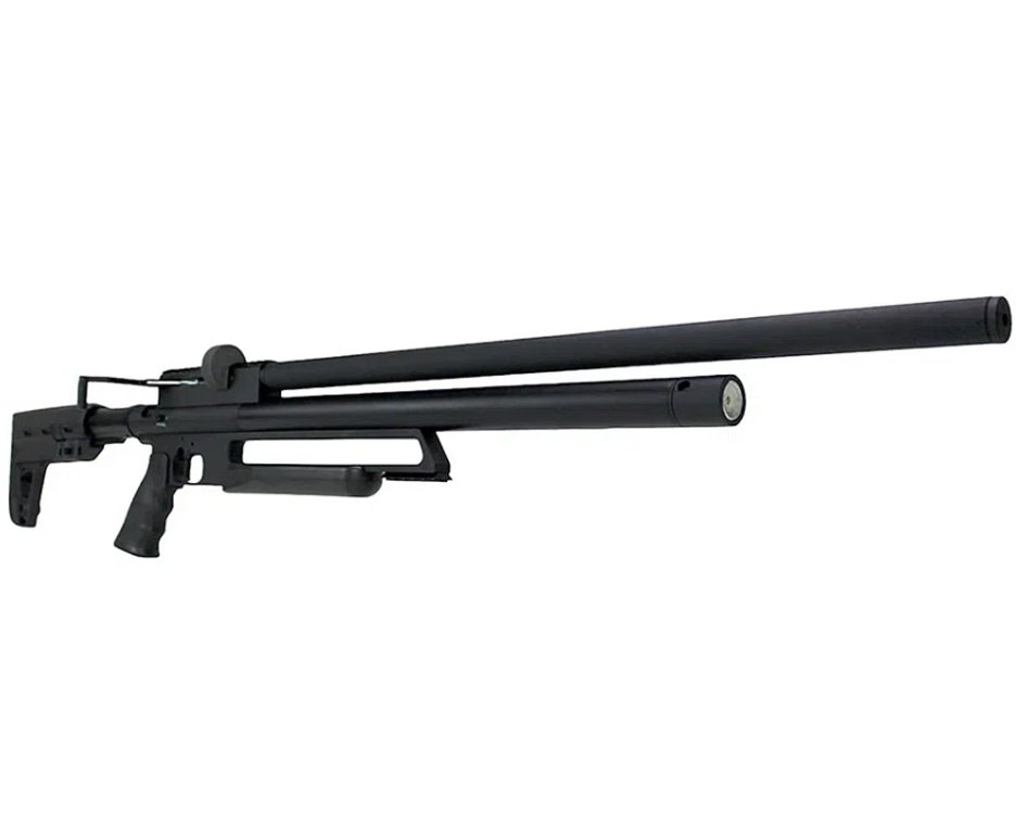 Carabina de Pressão PCP Tactical 12 Tiros 5.5mm 2024 - Quick Shot + Luneta 4-16x50 + Case / Capa Premium + Bipe Harris + Óculos + Chumbo + Alvos