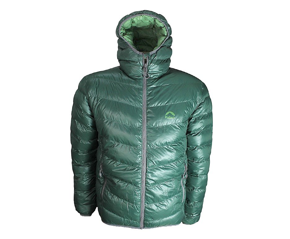 Jaqueta Kailash Puffer Double Patagônia Sintética Masculina Verde Escuro/Verde