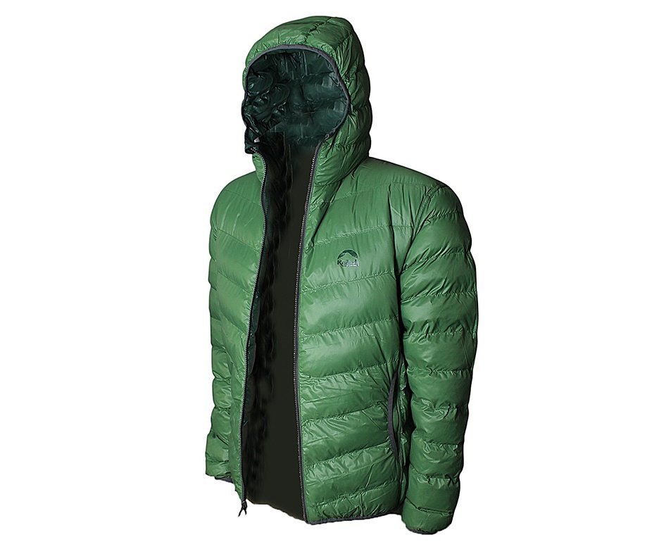 Jaqueta Kailash Puffer Double Patagônia Sintética Masculina Verde Escuro/Verde