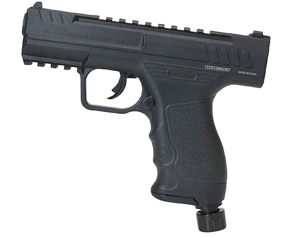 Pistola de Pressão CO2 Beeman BP50 .50 HDP LTL- Rossi + Co2 + Esfera de Alumínio + Case + Alvos